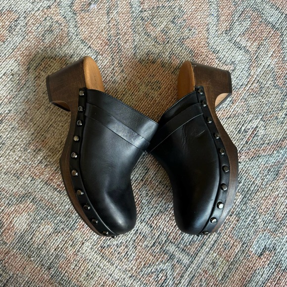 Andre Assous Sofia Clog in Black Stud - Picture 6 of 9